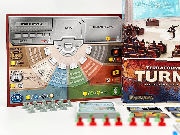 Додаток для настільної гри Lautapelit Terraforming Mars: Turmoil (видання данською) (LPFI7533) (6430018275338) - зображення 7