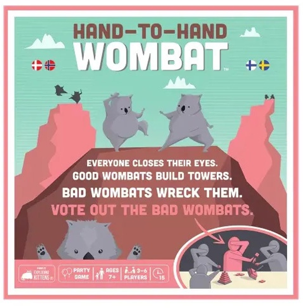 Gra planszowa Exploding Kittens Hand to Hand Wombat (EKIWOM01NOR) (810083043890) - obraz 1
