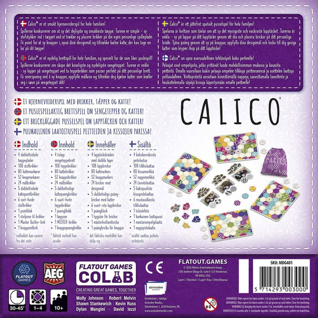 Настільна гра Alderac Calico (AEG6210NOR) (5714293003000) - зображення 3