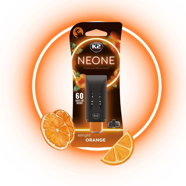 Освіжувач повітря K2 Neone Allright Orange V372 (5906534020864) - зображення 8