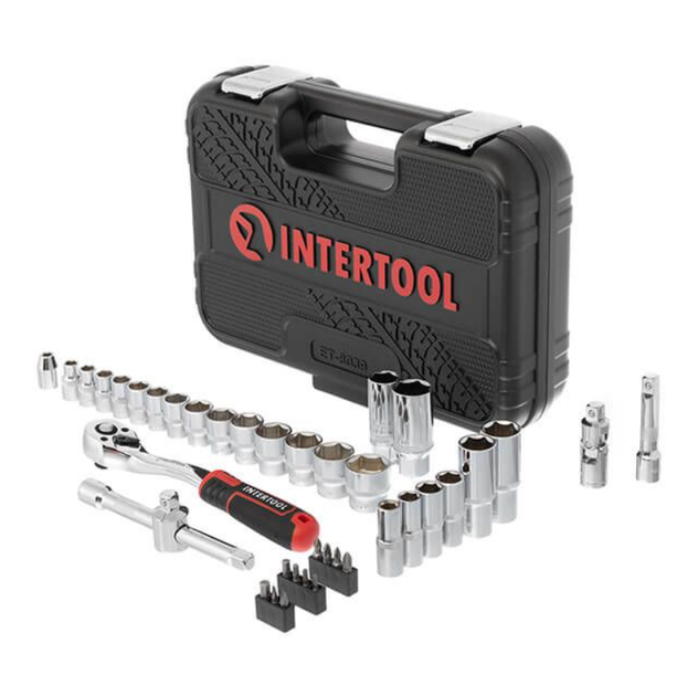 Набор инструмента Intertool 3/8" 39 ед. Storm (ET-8039) - изображение 2