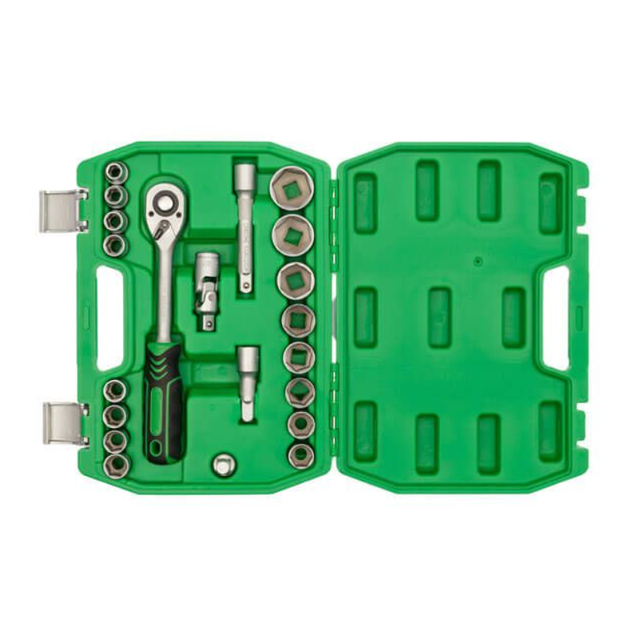 Набор инструмента Intertool 1/2" 21 ед. SemiPRO ET-6021SP (ET-6021SP) - Фото 2 Набор инструмента Intertool 1/2" 21 ед. SemiPRO ET-6021SP (ET-6021SP) - изображение 2