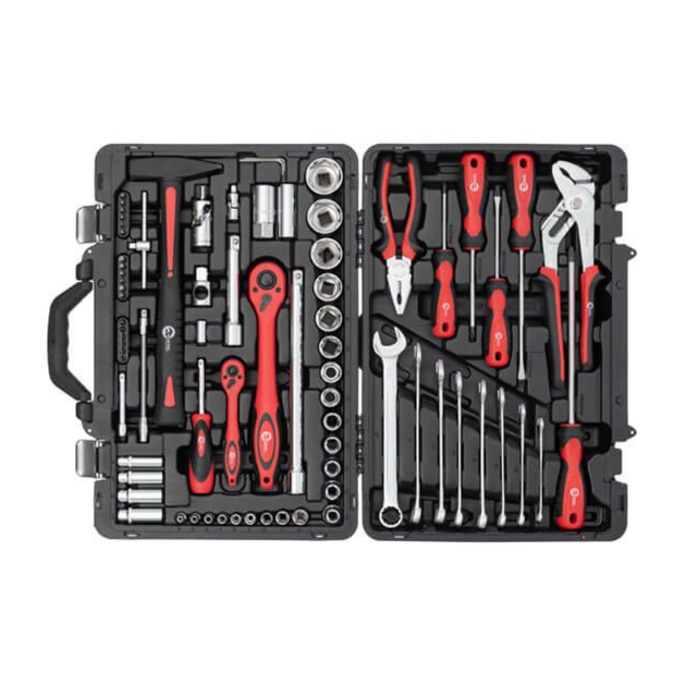 Набор инструмента Intertool 1/4" 1/2" 78 ед. (ET-7078) - изображение 3