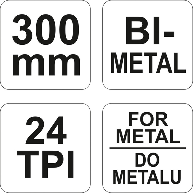 Piła do metalu YATO 300 mm (YT-3163) (5906083931635) - obraz 3