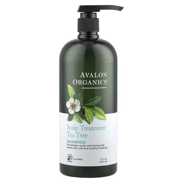 Шампунь Avalon Organics шампунь для шкіри голови чайне дерево 946 мл - Фото 1 Шампунь Avalon Organics шампунь для шкіри голови чайне дерево 946 мл - зображення 1