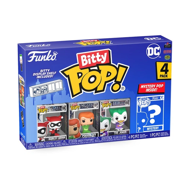 Набор подарочный Funko POP (Bitty): DC - Harley Quinn 4pk (645379) - изображение 2