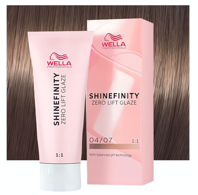 Тонер для волосся Wella Professionals Shinefinity Zero Lift Glaze 04/07 Bitter Chocolate 60 мл (4064666058054) - зображення 2