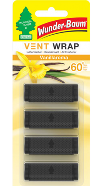Odświeżacz powietrza Wunder Baum Vanilla 4 klipsy 23-301 (7612720811113) - obraz 1