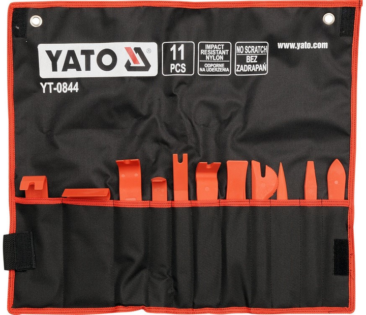 Zestaw ściągaczy do tapicerki YATO YT-0844 11 szt (5906083908446) - obraz 1