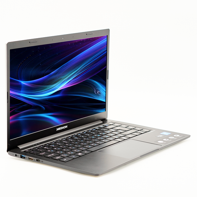 Ноутбук 14" Medion (Lenovo Group) Akoya E4251 Intel RAM 4 ГБ SSD 128 ГБ + eMMC 64 ГБ FullHD IPS Метал Ультрабук б/в Win10 (4131) - Фото 2 Ноутбук 14" Medion (Lenovo Group) Akoya E4251 Intel RAM 4 ГБ SSD 128 ГБ + eMMC 64 ГБ FullHD IPS Метал Ультрабук б/в Win10 (4131) - зображення 2