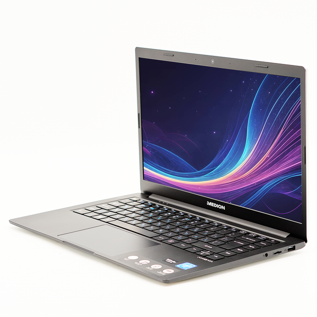 Ноутбук 14" Medion (Lenovo Group) Akoya E4251 Intel RAM 4 ГБ SSD 128 ГБ + eMMC 64 ГБ FullHD IPS Метал Ультрабук б/в Win10 (4131) - Фото 3 Ноутбук 14" Medion (Lenovo Group) Akoya E4251 Intel RAM 4 ГБ SSD 128 ГБ + eMMC 64 ГБ FullHD IPS Метал Ультрабук б/в Win10 (4131) - зображення 3
