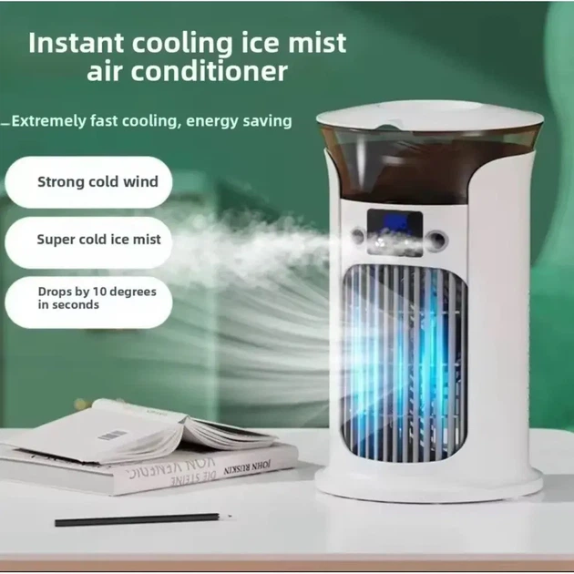 Вентилятор-кондиціонер міні-охолоджувач Spray air cooler LY-940 - зображення 3