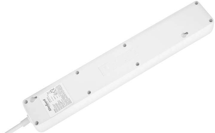 Мережевий фільтр Rebel на 5 розеток 2 USB 3 м (5901890030793) - зображення 3