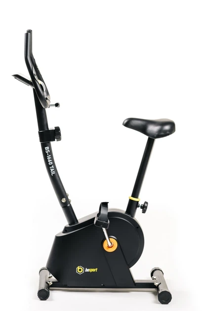 Велотренажер магнітний Besport BS-1660 TAIL до 110 кг чорно-жовтий - изображение 4