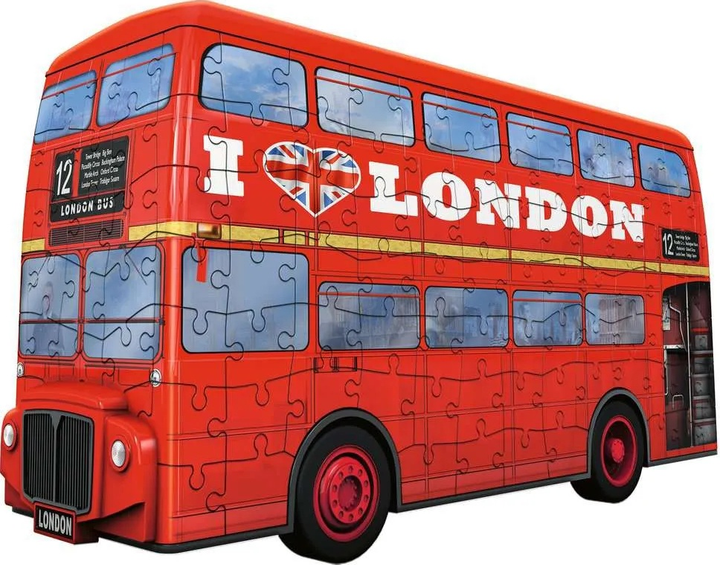 Пазл Ravensburger London bus 3D 216 елементів 12534 (4005556125340) - зображення 2