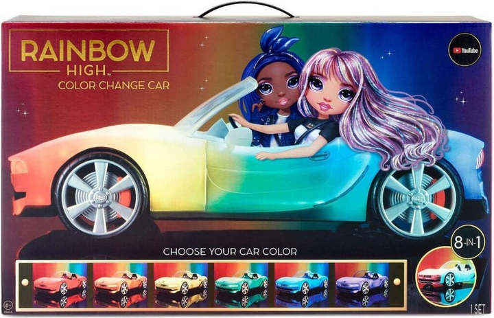 Машинка MGA Entertainment Rainbow High яка змінює колір 574316EUC (35051574316) - зображення 1