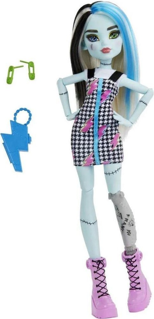 Лялька Mattel Monster High Френкі Штейн 27,5 см HKY76 (194735110773) - зображення 3