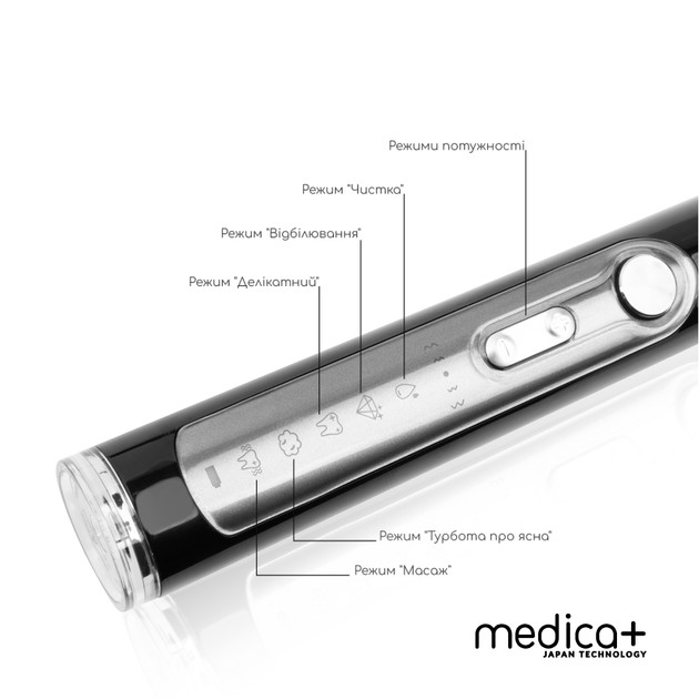 Ультразвуковая зубная щетка MEDICA+ PROBRUSH 9.0 black - изображение 2