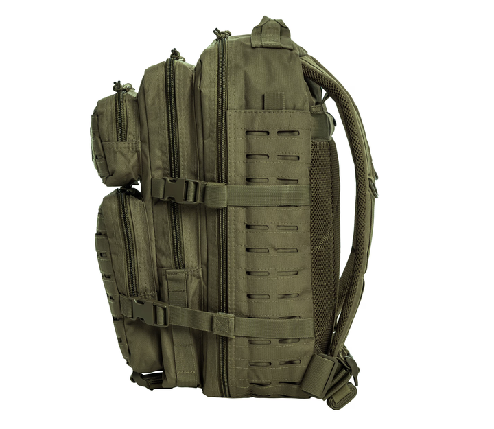 Рюкзак Mil-Tec Assault Pack Laser Cut Large 36 л - Olive - зображення 3