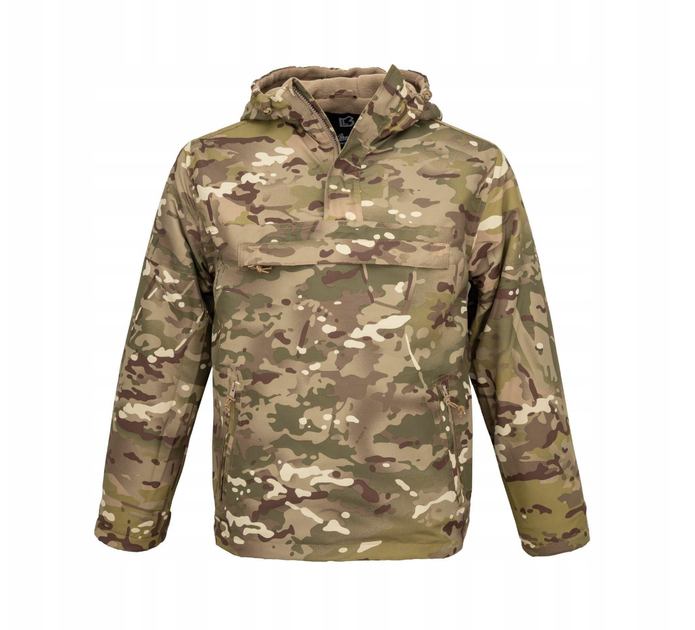 Куртка – кенгуру тактическая Brandit Windbreaker мультикам multicam XL - Фото 4 Куртка – кенгуру тактическая Brandit Windbreaker мультикам multicam XL - изображение 4