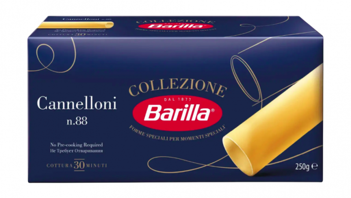 Макароны Barilla Collezione Cannelloni n.88 250 г - Фото 1 Макароны Barilla Collezione Cannelloni n.88 250 г - изображение 1