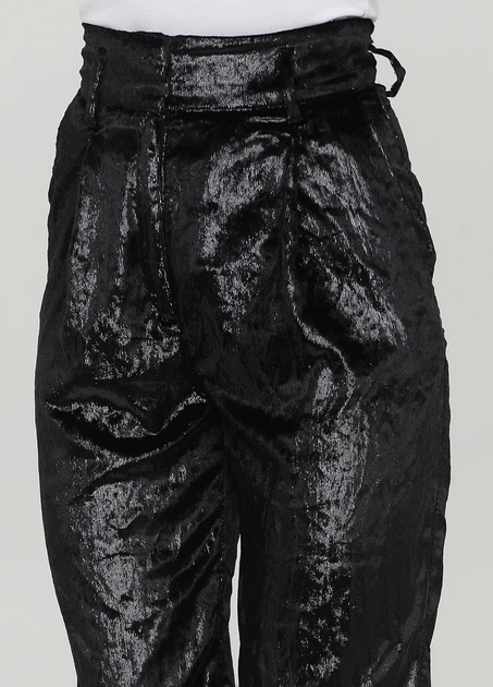Брюки H&M 34 Черный 0588156_без пояса_06 - Фото 3 Брюки H&M 34 Черный 0588156_без пояса_06 - изображение 3