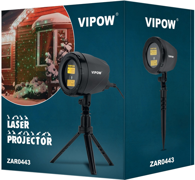 Проєктор Vipow лазерний святковий (5901890038768) - зображення 6