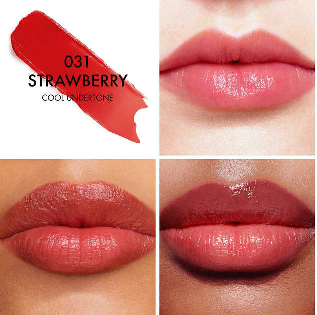 Balsam do ust Dior Addict Lip Glow 031 Strawberry 3.2 g (3348901651141) - obraz 2