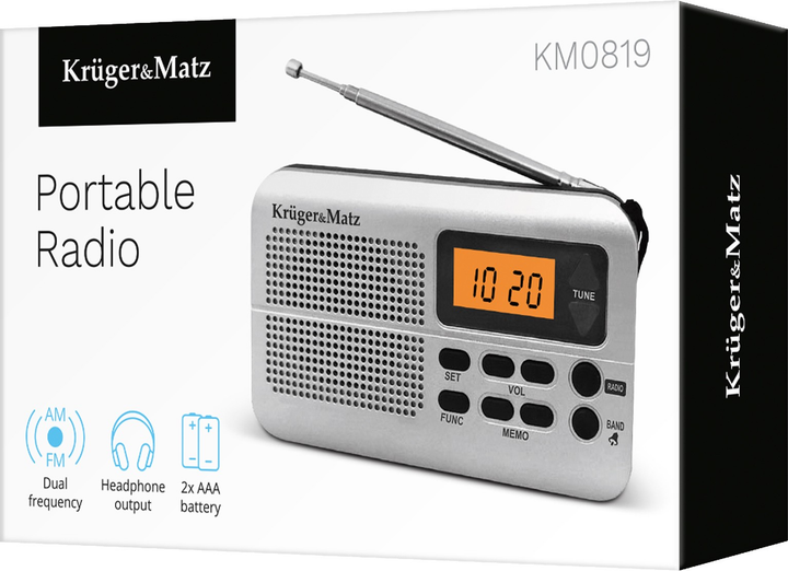 Radio przenośne Kruger&Matz KM 819 (5901890069274) - obraz 4