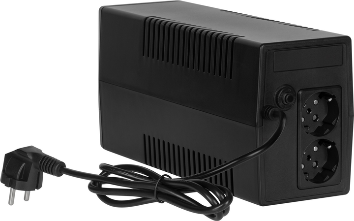 ДБЖ Rebel Nanopower 850 480 Вт/850 ВА Black (RB-4021) - зображення 3