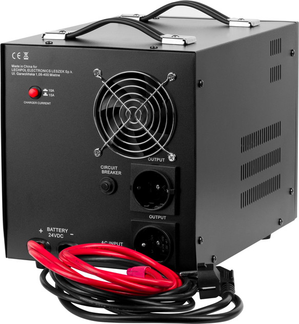 UPS Kemot PROsinus-2600/24 1800W/2600VA Black (URZ3429B) - obraz 2