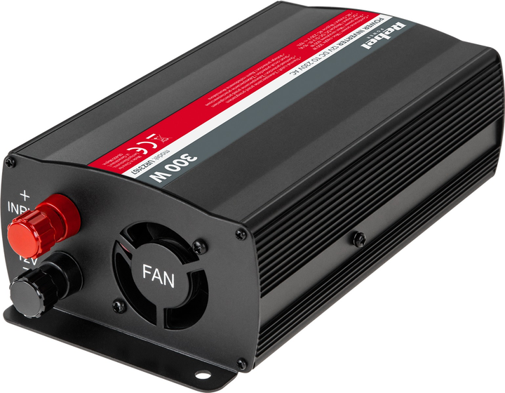 Автомобільний інвертор Rebel 300W 12V/230V (5901436779520) - зображення 2