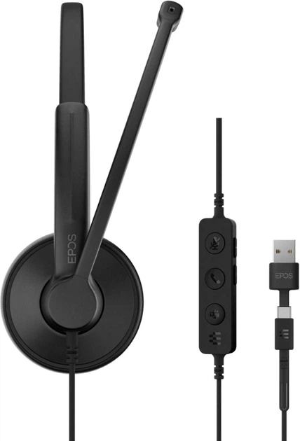 Słuchawki Epos Impact 100 MS Stereo USB-C+A (1001421) - Zdjęcie 5 Słuchawki Epos Impact 100 MS Stereo USB-C+A (1001421) - obraz 5