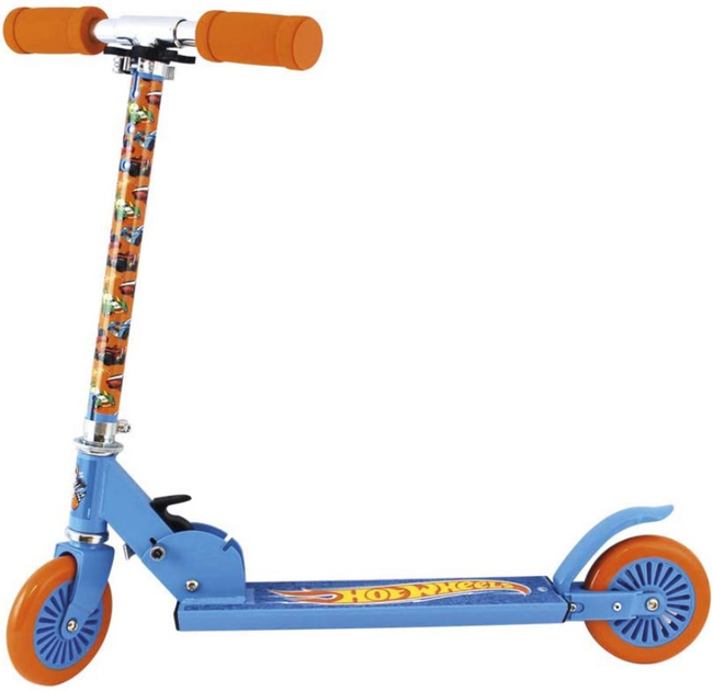 Hulajnoga dziecieca ODS Hot Wheels Niebiesko-pomaranczowa (8017293420325) (955555909684852) - Outlet - obraz 2