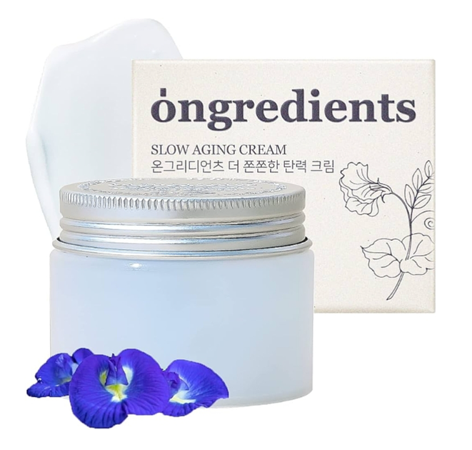Крем для обличчя Ongredients Slow Aging Cream проти зморшок 50 мл (8806158552925) - зображення 1