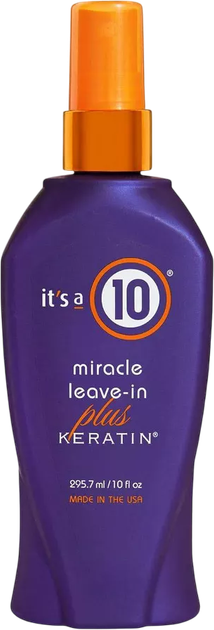 Кондиціонер для волосся It's a 10 Miracle Leave-In Plus Keratin 295.7 мл (898571000365) - зображення 1