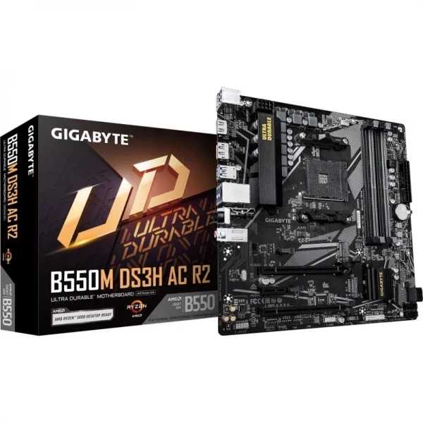 Материнська плата gigabyte b550m ds3h ac r2 (sAM4, amd b550) - зображення 3