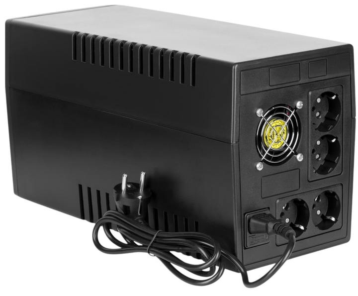 ДБЖ Rebel Micropower 2000 KOM0555 2000VA/1200W 230V 50Hz Black (5901436794912) - зображення 2