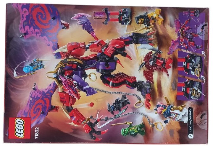 Zestaw klockow LEGO NINJAGO Smok chaosu Kielogrzmot 668 elementow (71832) (955555909306035) - Outlet - obraz 2