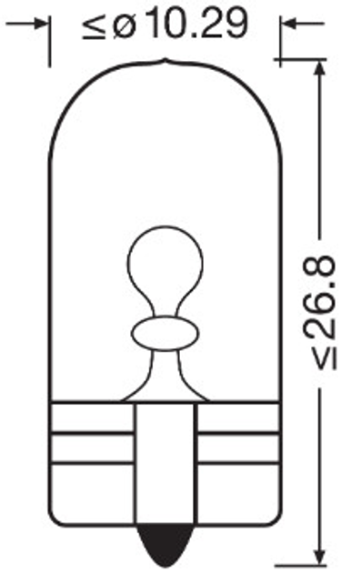 Лампа галогенова OSRAM W5W 12V 5W COOL BLUE INTENSE NEXT GEN упаковано по 10 штук (2825CBN) (4062172218740) - зображення 3