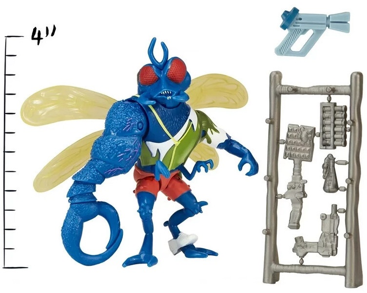 Figurka TMNT Mutant Mayhem Super Fly 11 cm z akcesoriami 83287 (43377832874) - obraz 4