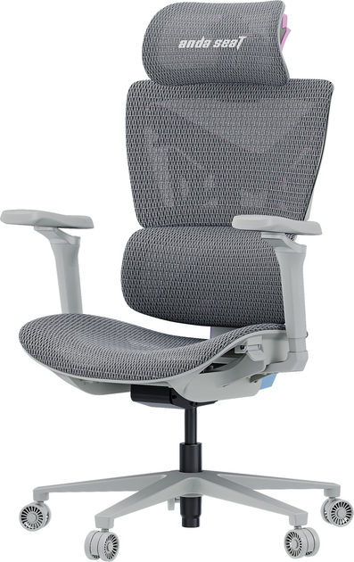 Fotel gamingowy Anda Seat X-Air Pro XL Mesh Gray Twilight (AD-WY-01-GGSP-G01) - obraz 4