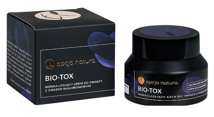 Крем для обличчя Opcja Natura Bio-Tox з гіалуроновою кислотою 50 мл (5903766418087) - зображення 1