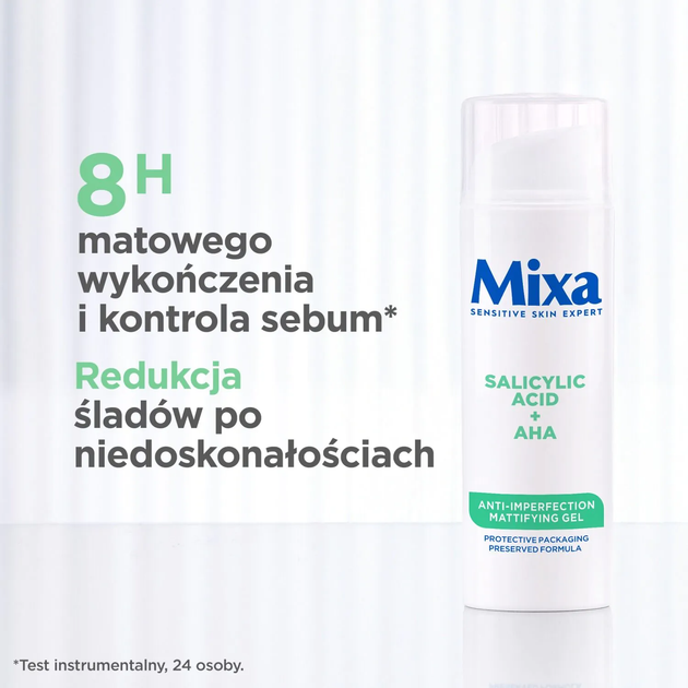 Krem do twarzy Mixa Lab przeciw niedoskonałościom 50 ml (3600551159591) - obraz 4