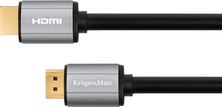 Kabel Kruger&Matz Basic HDMI - HDMI 2.0 4K 10 m Black (5901890033015) - obraz 2