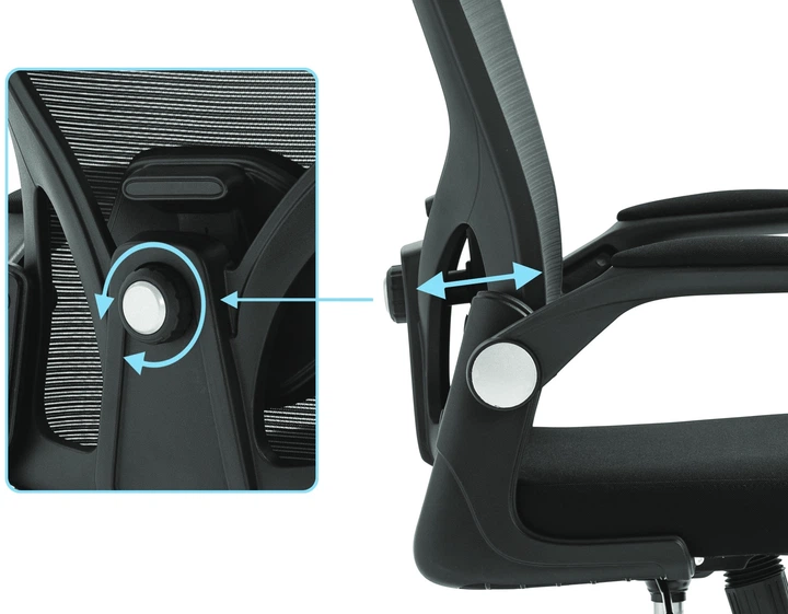 Кресло игровое Sandberg ErgoFusion Gaming Chair Basic Черное (SAND_640-97) - изображение 9