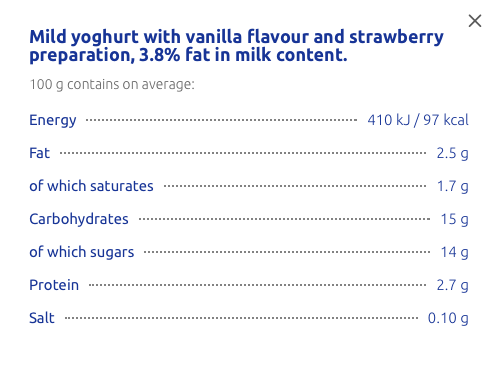 Йогурт Ehrmann Almighurt Fantasie ваніль полуниця 500 гр - зображення 3