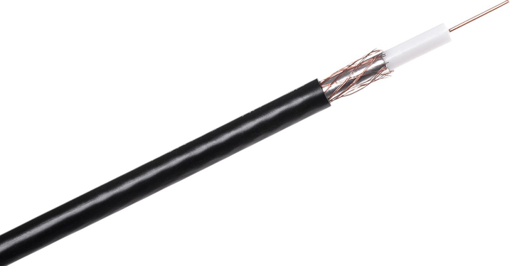 Кабель коаксіальний Cabletech R-TV RG-59 200 м Black (5901436707301) - зображення 2