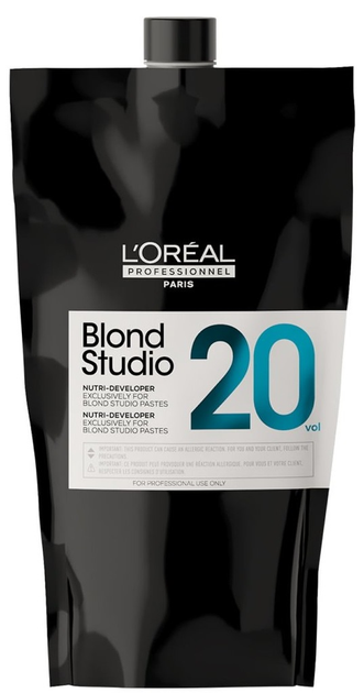 Oksydant w kremie L’Oreal Professionnel Paris Blond Studio Nutri Developer 20 vol 6% 1 l (3474636979196) - obraz 1