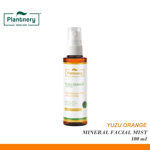 Мінеральний міст для обличчя Plantnery Yuzu Orange з концентратом вітаміну С, Тайланд, 100 ml - Фото 1 Мінеральний міст для обличчя Plantnery Yuzu Orange з концентратом вітаміну С, Тайланд, 100 ml - зображення 1